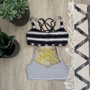 Lululemon Crossback Strappy Sports Bras Set of 2 | Size 6